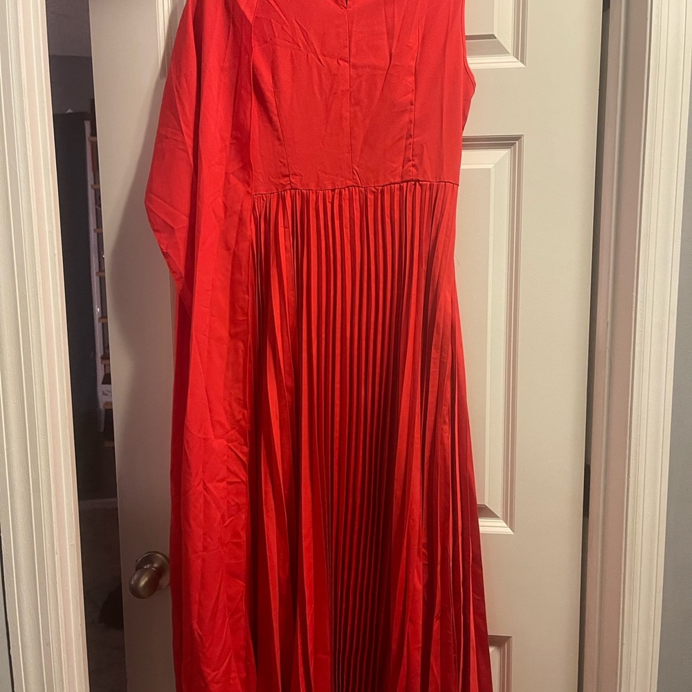 SHEIN Red Maxi Dress